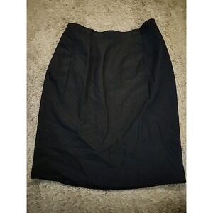 AMANDA SMITH Women's‎ 100% Pure Wool Pencil Skirt Black Size 18W Plus